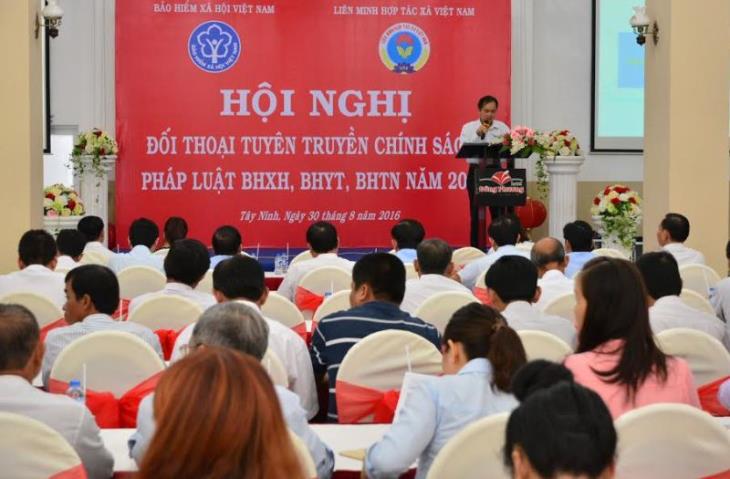 Liên minh HTX Tây Ninh tuyên truyền chính sách bảo hiểm cho các tổ chức kinh tế tập thể